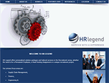 Tablet Screenshot of hrlegend.com